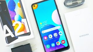 Samsung Galaxy A21 Unboxing amp First Impressions [upl. by Atiloj]