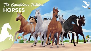 The Equestrian Festival EXCLUSIVE horse variations 😍🏇 Star Stable Horses [upl. by Aletta]