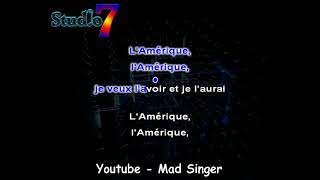 Lamerique Joe Dassin karaoke [upl. by Leugimesoj]