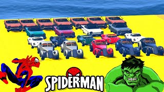 GTAV SPIDERMAN 1 THE AMAZING DIGITAL CIRCUS POPPY PLAYTIME CHAPTER 5 Join in Epic New Stunt Racing [upl. by Lenka]