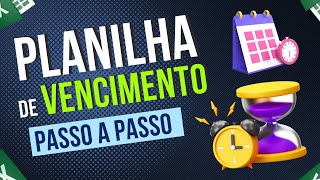 Planilha de Controle de Validade  Vencimentos de Produtos no Excel  Passo a Passo Simples do Zero [upl. by Akiret]