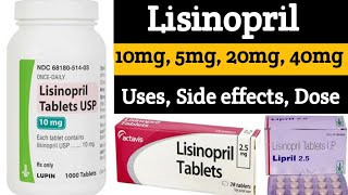 Lisinopril For High Blood Pressure  How To Take It Correctly Side Effects by lecturesbyanayakmu [upl. by Oraneg699]