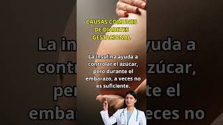 Causas comunes de diabetes gestacional [upl. by Epp]