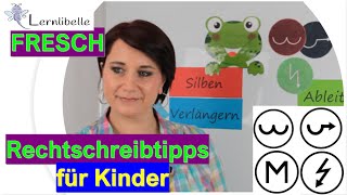 FRESCH für Kinder erklärt  FRESCH Rechtschreibtraining  Lernlibelle  Frau Zimmer [upl. by Oicor]