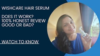 Review Of Wishcare Hair Growth Serum Concentrate With 3 Redensyl 4 Anagain Rice Water Biotin [upl. by Hadrian258]