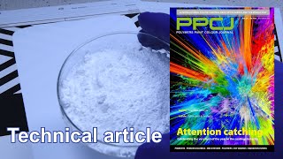 Titanium dioxide in gloss latex paints  rutile vs anatase  PPCJ article [upl. by Aseyt]