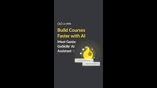 Build Courses Faster with GoSkills’ AI Assistant 🧞‍♀️ [upl. by Attennot]