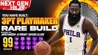 CONTACT DUNKING 3PT PLAYMAKER BUILD ON NBA 2K22 RARE BUILD SERIES VOL 29 [upl. by Berke]