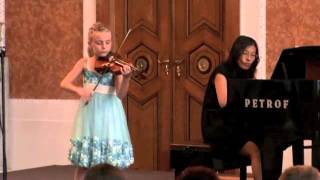 Alexandra Woroniecka age 9 plays The Boy Paganini Fantasia by E Mollenhauer [upl. by Lindberg]