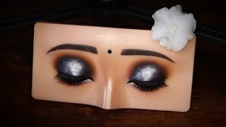 Grey colour eyeshadow tutorial 🩶 [upl. by Eusebio764]