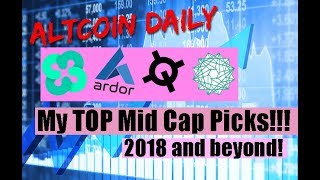 My TOP Mid Cap Picks for 2018 and Beyond Ethos Ardor Power Ledger and Quantstamp [upl. by Aloibaf468]