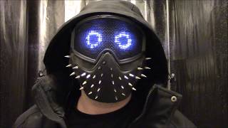 Wrench mask with voice mod and wired remote [upl. by Acirrehs]