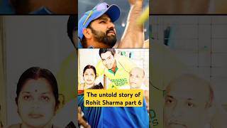 The untold story of Rohit Sharma 😱 cricket rohitsharma story [upl. by Atsirtal]