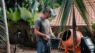 28 Ubud House Build  Rainy Season Starts Pool Works Continue  BUILDING IN BALI [upl. by Zadack]