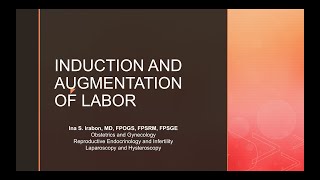 labor induction and augmentation [upl. by Roth787]