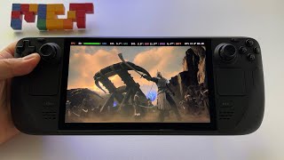 Final Fantasy XVI  Steam Deck OLED handheld gameplay  Steam OS [upl. by Ade668]