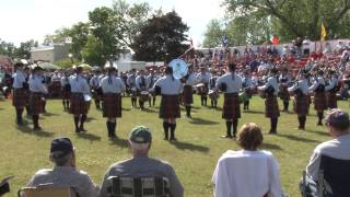 78th Fraser Highlanders  Medley  Cobourg 2014 [upl. by Itnava288]