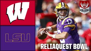 ReliaQuest Bowl Wisconsin Badgers vs LSU Tigers  Full Game Highlights [upl. by Aciraj]