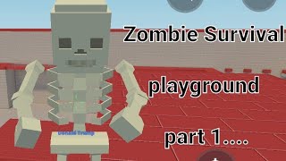 Block Strike how to make Zombie Survival Playground Part 1 🔥🔥 [upl. by Ikaz]