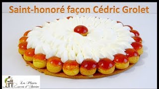 Recette  Saint honoré façon Cédric Grolet TUTO [upl. by Eejan]