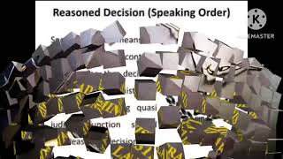 SPEAKING ORDER OR REASONED DECISIONADMINISTRATIVE LAW [upl. by Evoy129]