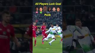 Football Players Luck and Funny Goals 😅 [upl. by Faxun]