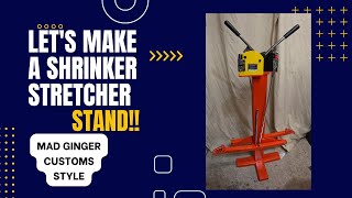 How to make a Homemade ShrinkerStretcher stand using Harbor Freight shrinkerstretchers [upl. by Llig517]