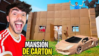 CONSTRUI UNA MANSION CON CAJAS DE CARTON [upl. by Enatan731]