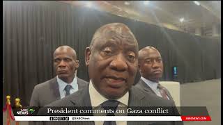 President Ramaphosa laments situation in Gaza [upl. by Candyce]