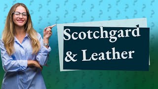 Can you put Scotchgard on leather [upl. by Hoffer]