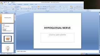 Hypoglossal nerve [upl. by Darb]