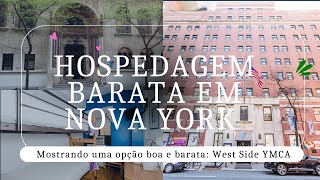 HOSPEDAGEM BOA E BARATA EM NOVA YORK West Side YMCA Hotel [upl. by Lovich]