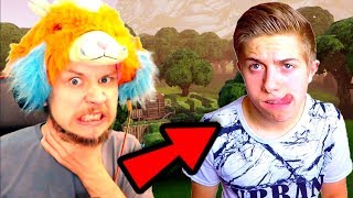 JE JOUE AVEC MON PETIT COUSIN SUR FORTNITE BATTLE ROYALE  CEST VRAI [upl. by Ennahtebazile]