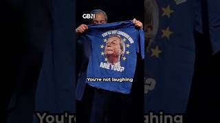 Nigel Farage SUPERBLY recreates ICONIC MEME Youre not laughing now are you [upl. by Dyal467]