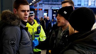 Secret Cops Join Melee as More Arrested in Manchester [upl. by Trevar]