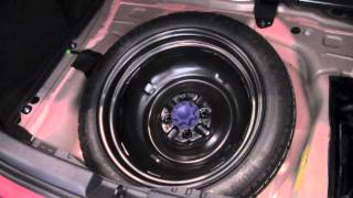 2012  Toyota  Prius C  Spare TireTool Kit  How To By Toyota City [upl. by Haroppiz620]