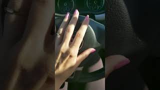 ASMR Tapping on steering wheel [upl. by Tiena]