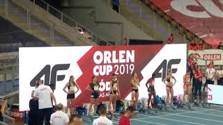 Ewa Swoboda wygrywa bieg na 60m Orlen Cup 2019 [upl. by Elka]