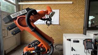 KUKA KR300 R2500 ULTRA KRC4 FUNCTIONALITY TEST [upl. by Cirdec699]