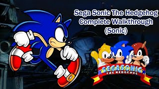 SegaSonic The Hedgehog Arcade Complete Walkthrough Sonic [upl. by Apilef]