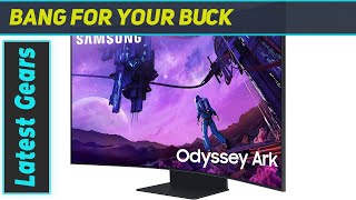 Samsung Odyssey Ark 55Inch Curved Gaming Monitor Review [upl. by Aerdnahc]