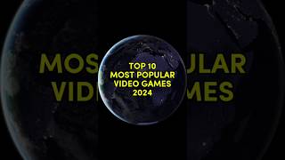 TOP 10 MOST POPULAR VIDEO GAMES 2024  VIDEO GAME LIST  shortsfeed shorts viral [upl. by Nnod]