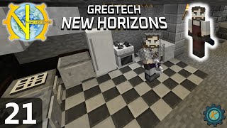 GregTech New Horizons 21  Kitchen amp HEALING AXE [upl. by Akitnahs]