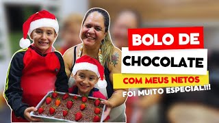 Uma Receita Especial  Bolo de Chocolate com Meus Netos [upl. by Eliath]