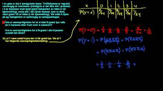 6b1  Sannsynlighetsfordeling Statistikk [upl. by Charity]
