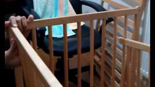 How To Assemble Baby Cot  Mothercare Cot [upl. by Erde]