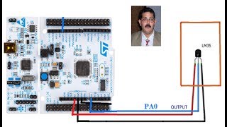 STM32F401RE Nucleo 64 amp ADC amp LM35 [upl. by Fates]