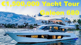 €1500000 Yacht Tour  Galeon 680 [upl. by Mcintosh]