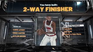 STAGE 2WAY FINISHER 55 BADGES 99 REBOUNDING BLOCK STANDING DUNK [upl. by Lisha]