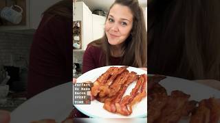 Bacon Hack No Mess No Splattering No Burnt Bacon lifehack bacon [upl. by Anoo]